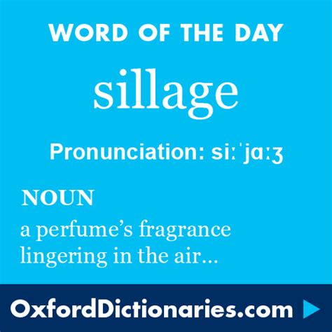 meaning of sillage.